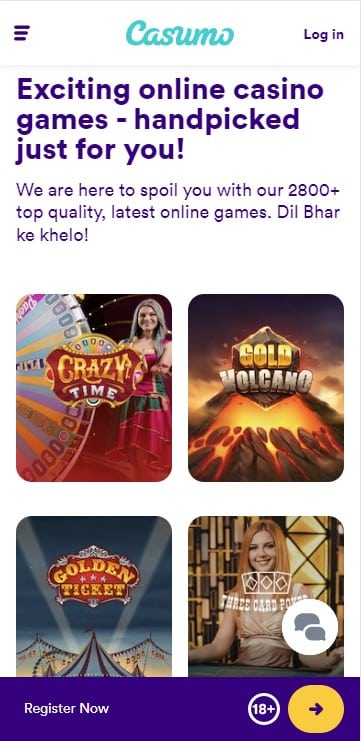 Casumo Casino Games